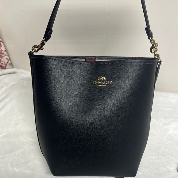 Coach CT803 Black City Bucket Bag wear Crossbody or shoulder MSRP425 NWOT - Picture 2 of 16